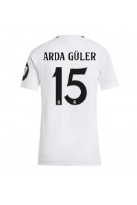 Real Madrid Arda Guler #15 Voetbaltruitje Thuis tenue Dames 2024-25 Korte Mouw